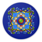 Talavera Tegel keramische ladeknop Keramische Knop (Voorkant)