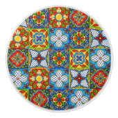 Talavera Tegel keramische ladeknop Keramische Knop (Voorkant)