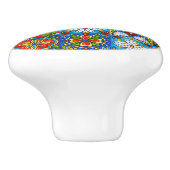 Talavera Tegel keramische ladeknop Keramische Knop (Zijkant)