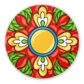 Talavera Tegel keramische ladeknop Keramische Knop (Voorkant)