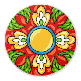 Talavera Tegel keramische ladeknop Knop