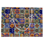 Talavera Tegel Santa Fe Zuidwest Stijl Kleurrijk Groot Cadeauzakje (Achterkant)