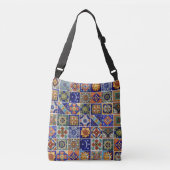 Talavera Tegel Southwest Style Verstelbaar Crossbody Tas (Voorkant)