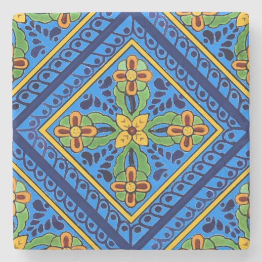 Talavera-tegel Stenen Onderzetter (Voorkant)