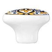 Talavera Tegel Tres Keramische Knop (Zijkant)