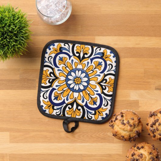 Talavera Tegel Tres Pannenlap (Top down)