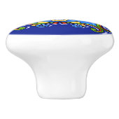 Talavera Tegel Versie 3 Keramische Ladeknop Keramische Knop (Zijkant)