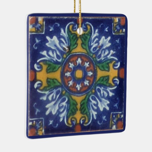 Talavera Tegels 3 Keramisch Ornament (Rechts)