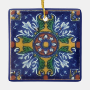 Talavera Tegels 3 Keramisch Ornament