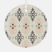 Talavera tegels, mediterraan sierontwerp. glas ornament (Voorkant)