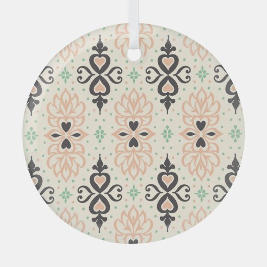 Talavera tegels, mediterraan sierontwerp. glas ornament (Voorkant)