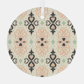 Talavera tegels, mediterraan sierontwerp. glas ornament (Achterkant)