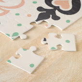 Talavera tegels, mediterraan sierontwerp. legpuzzel (Zijkant)