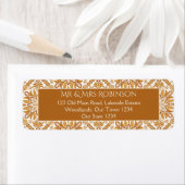 Talavera terracotta bruiloft etiket (Insitu)