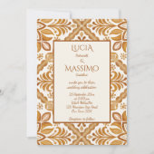 Talavera terracotta  bruiloft kaart (Voorkant)