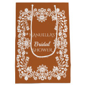 Talavera terracotta Mexicaans vrijgezellenfeest Medium Cadeauzakje (Achterkant)