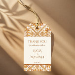 Talavera terracotta  Mexicaanse bruiloft gunst Cadeaulabel<br><div class="desc">Terracotta bruin Portugees Talavera tegels  Mexicaanse bruiloft gunst labels sjabloon Mediterraan  Talavera tegel patroonpatroon bruiloft gunst labels met bruid en bruidegom namen labels voor bruiloft gunsten Hacienda stijl bruiloft gunst labels</div>