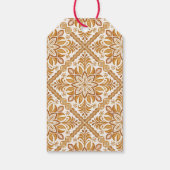 Talavera terracotta  Mexicaanse bruiloft gunst Cadeaulabel (Achterkant)