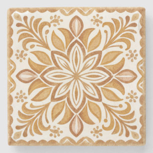 Talavera terracotta  Mexicaanse bruiloft gunsten Stenen Onderzetter