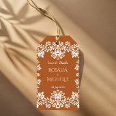 Talavera terracotta Mexicaanse bruiloft op maat Cadeaulabel