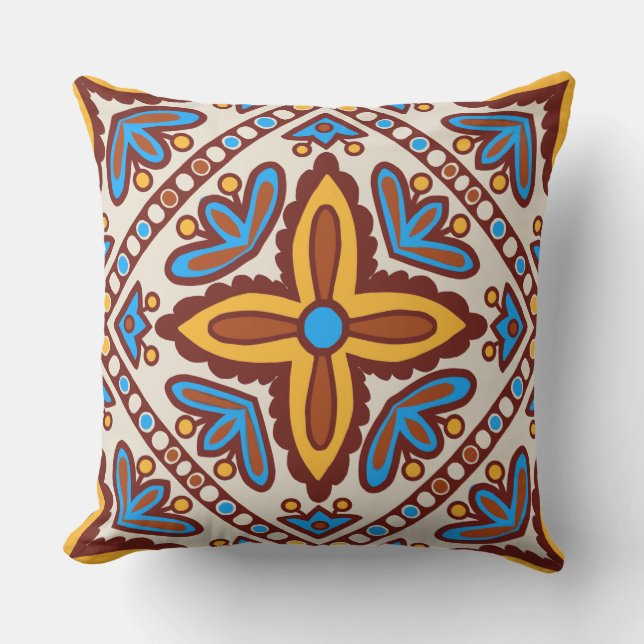 Talavera Tile Buitenkussen (Voorkant)
