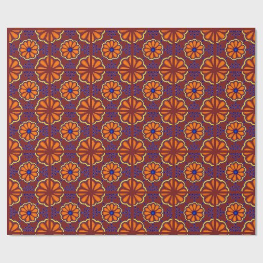 Talavera Tile Cadeaupapier (Vlak)