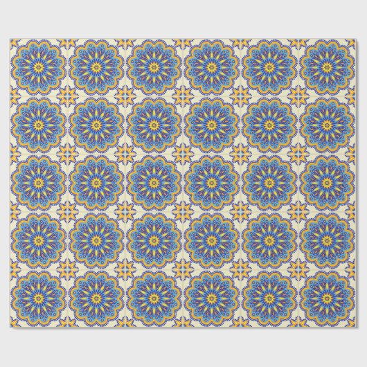 Talavera Tile Cadeaupapier (Vlak)