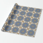 Talavera Tile Cadeaupapier (Uitgerold)