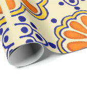 Talavera Tile Cadeaupapier (Rol Hoek)