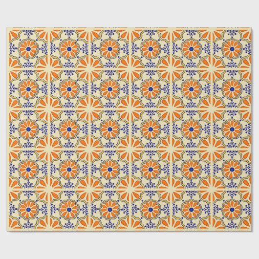 Talavera Tile Cadeaupapier (Vlak)