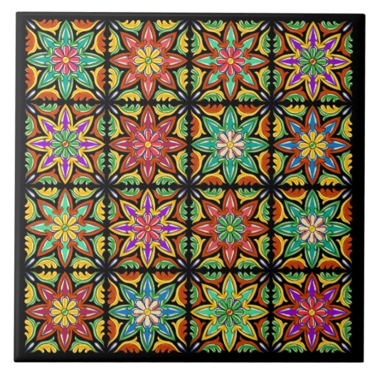 Talavera Tile Design Tegeltje (Voorkant)