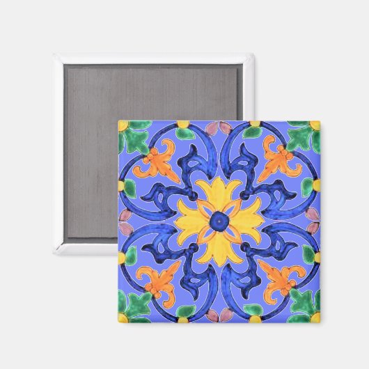 Talavera Tile Magneet (Voorkant / Achterkant)