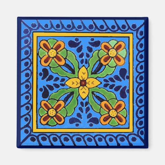 Talavera Tile Magneet (Voorkant)