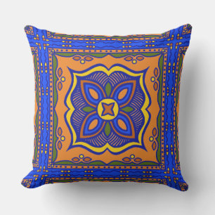 Talavera Tile Outdoor Pillow Buitenkussen