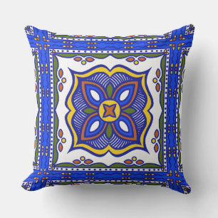 Talavera Tile Outdoor Pillow Buitenkussen