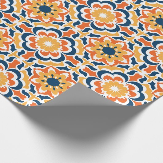 Talavera Tile Pattern Cadeaupapier (Hoek)