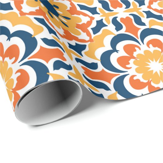 Talavera Tile Pattern Cadeaupapier (Rol Hoek)