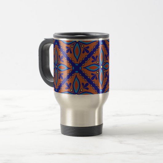 Talavera Tile Reisbeker (Voorkant links)