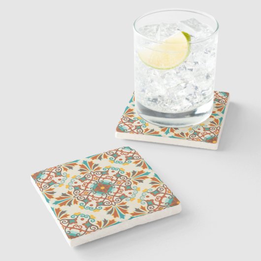 Talavera Tile Stenen Onderzetter (Zijkant)