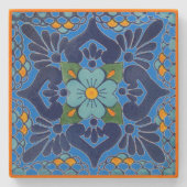Talavera Tile Stone Onderzetter (Voorkant)