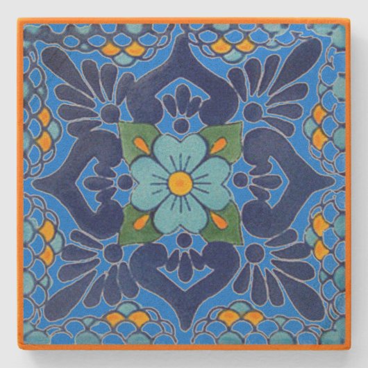 Talavera Tile Stone Onderzetter (Voorkant)