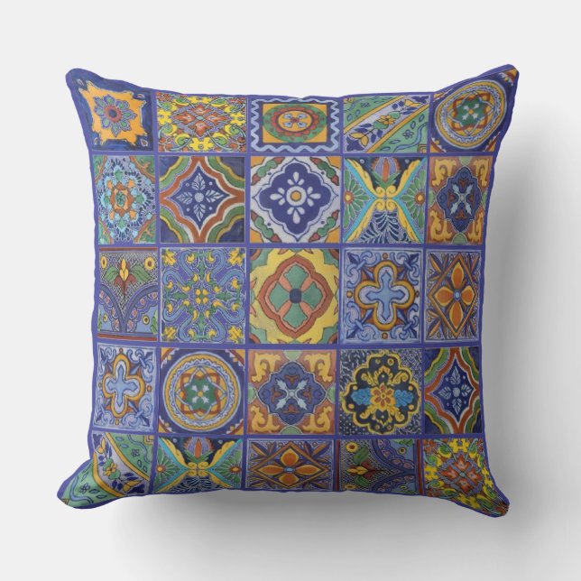 Talavera Tiles Buitenkussen (Voorkant)