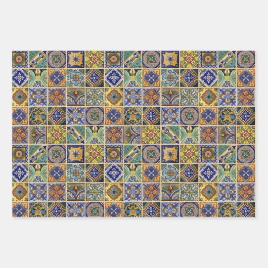 Talavera Tiles Wrapping Paper (Voorkant 3)