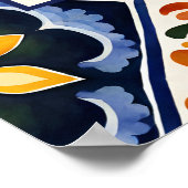 Talavera vintage Mexican wedding welcome sign Poster (Hoek)