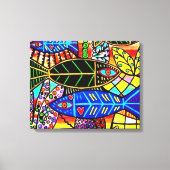 Talavera Vis In Liefde Canvas (Voorkant)