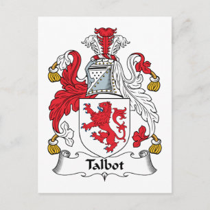 Talbot Family Crest Briefkaart