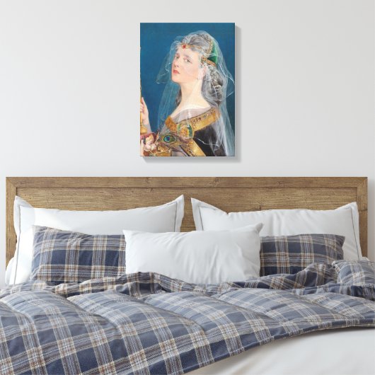 Talbot Hughes Canvas Afdruk (Insitu (Slaapkamer))