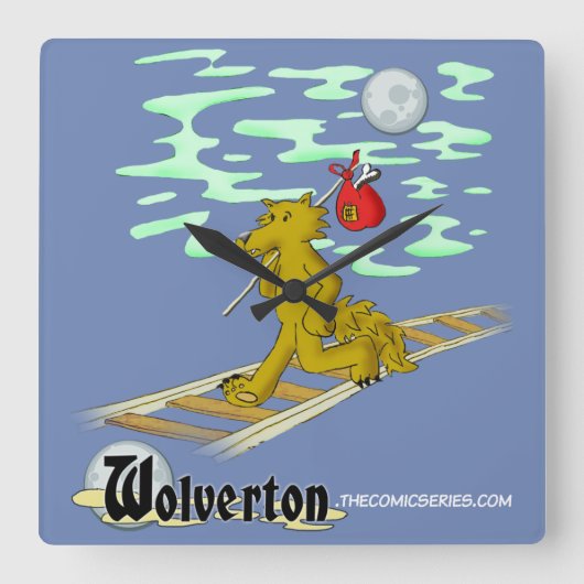 Talbot op de Sporen Vierkante Klok (Voorkant)