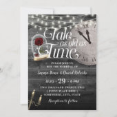  Tale als oud als Time Fairytale Weddenschap Kaart (Voorkant)