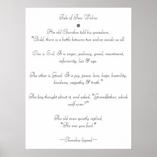 Tale of Two Wolves Poster